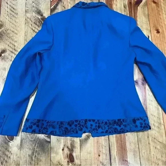 John Meyer of Norwich vintage button front, fitted seaming, shoulder pads jacket - Picture 8 of 10